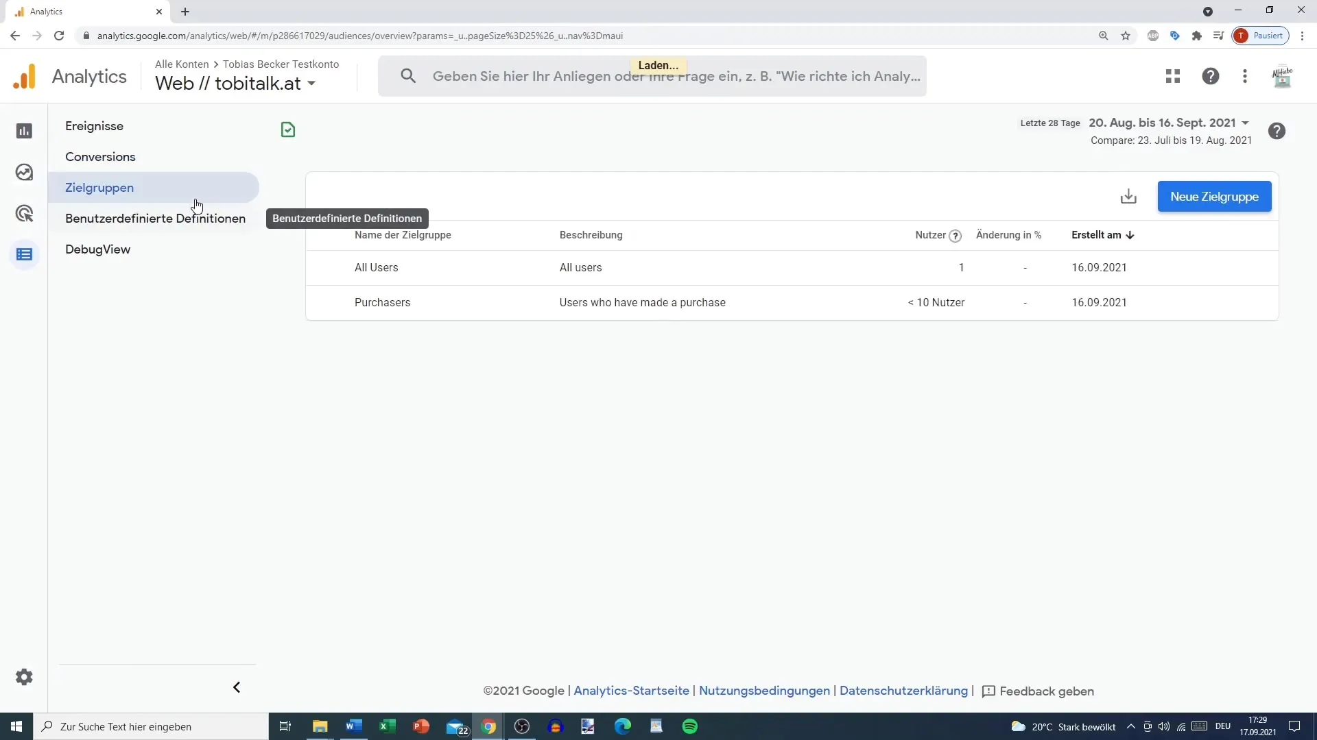 Opret effektive målgrupper i Google Analytics