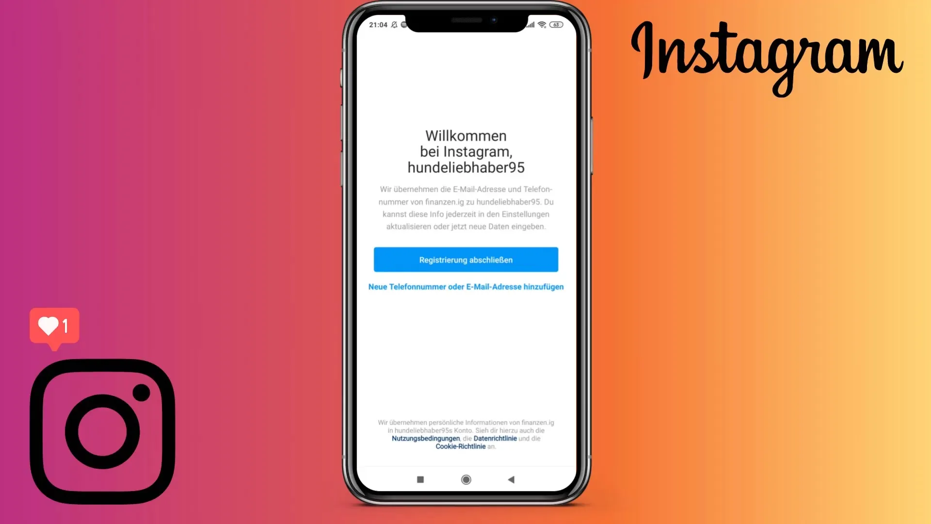 Create Instagram account effectively - step-by-step guide