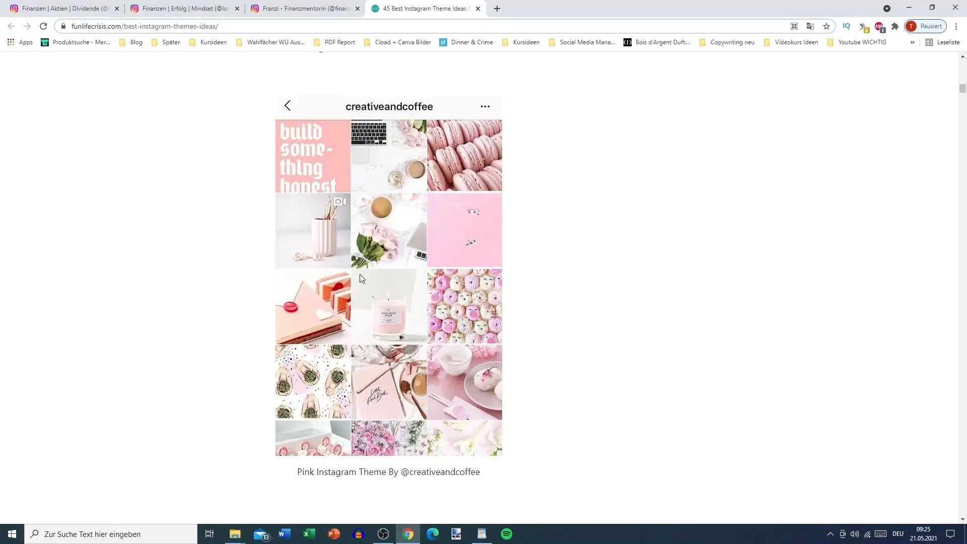 Kreative Instagram-Feed-Gestaltung für höhere Interaktion