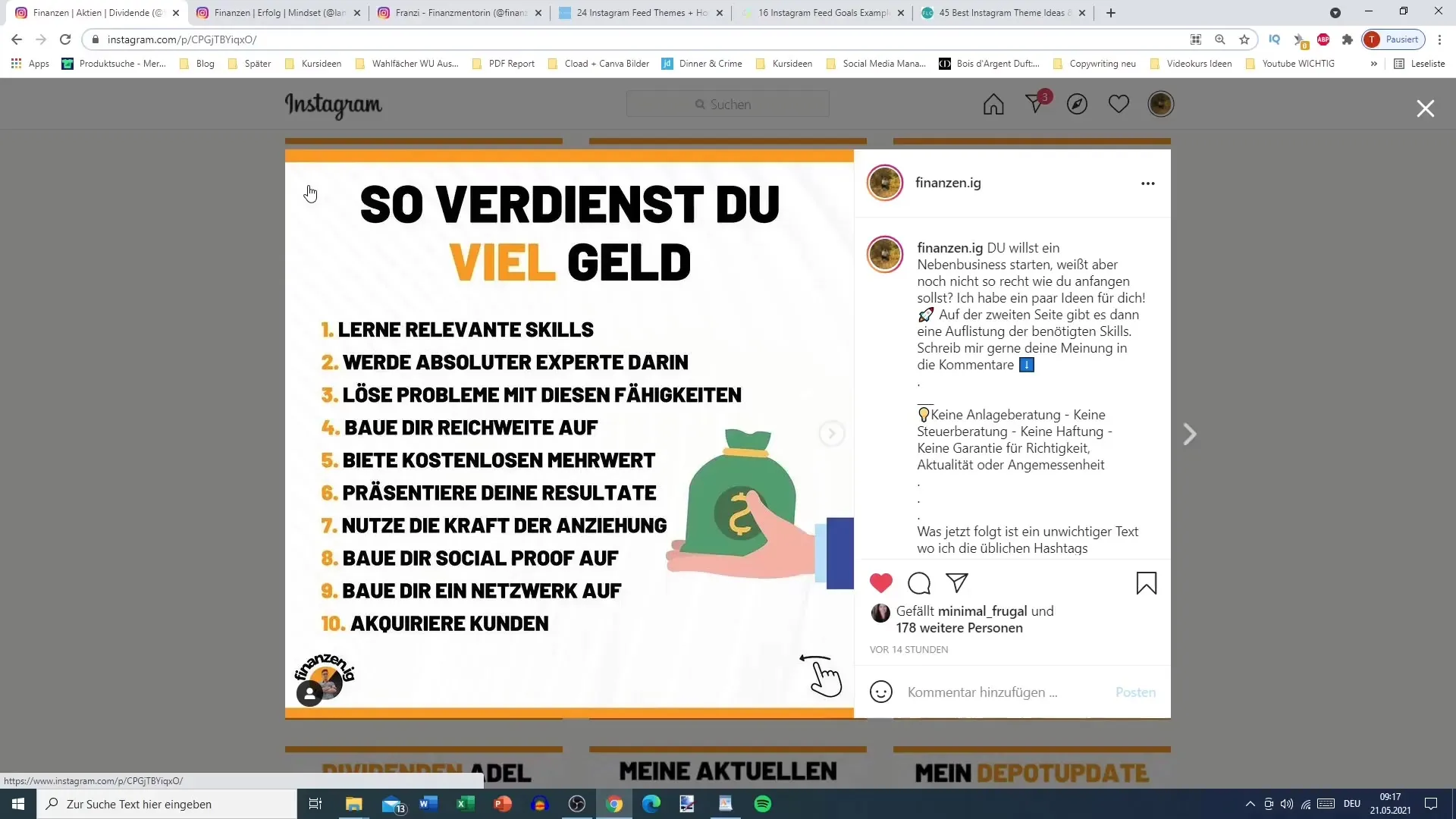 Kreative Instagram-Feed-Gestaltung für höhere Interaktion
