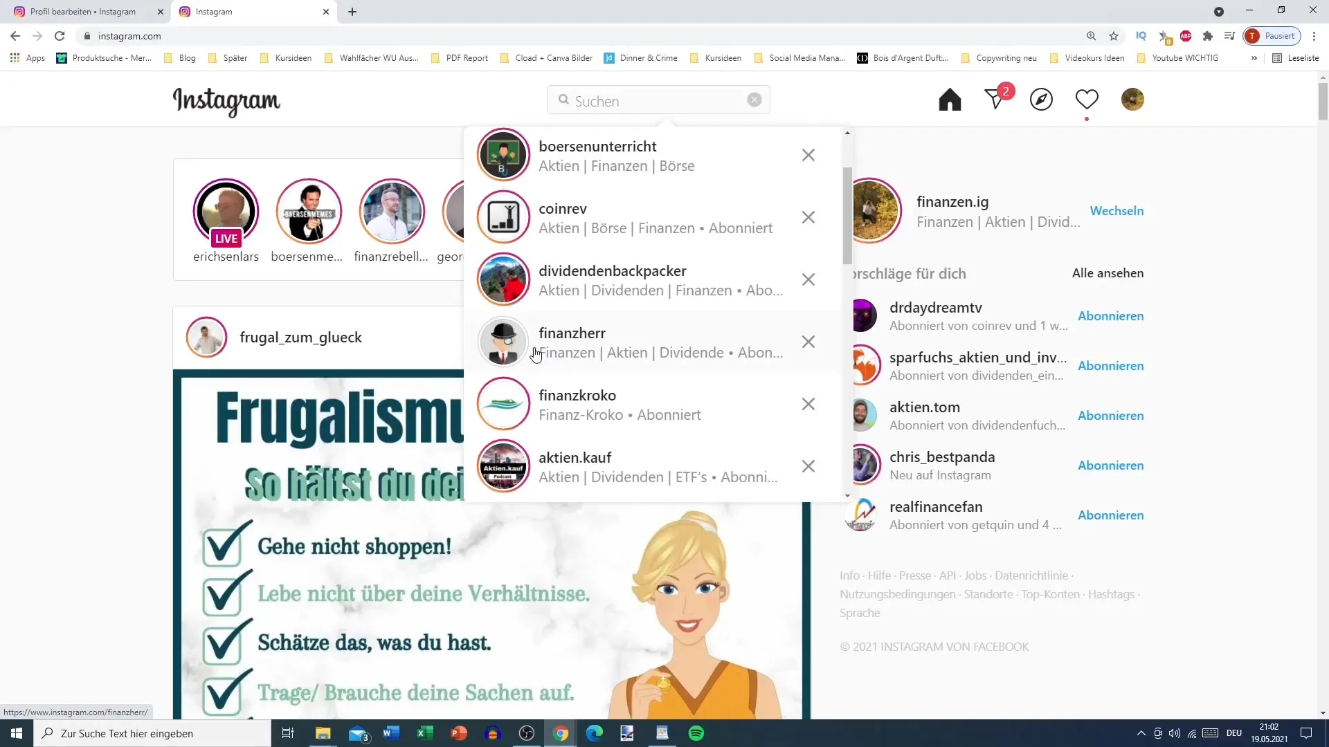 Erfolgreiche Instagram-Beschreibung für mehr Sichtbarkeit