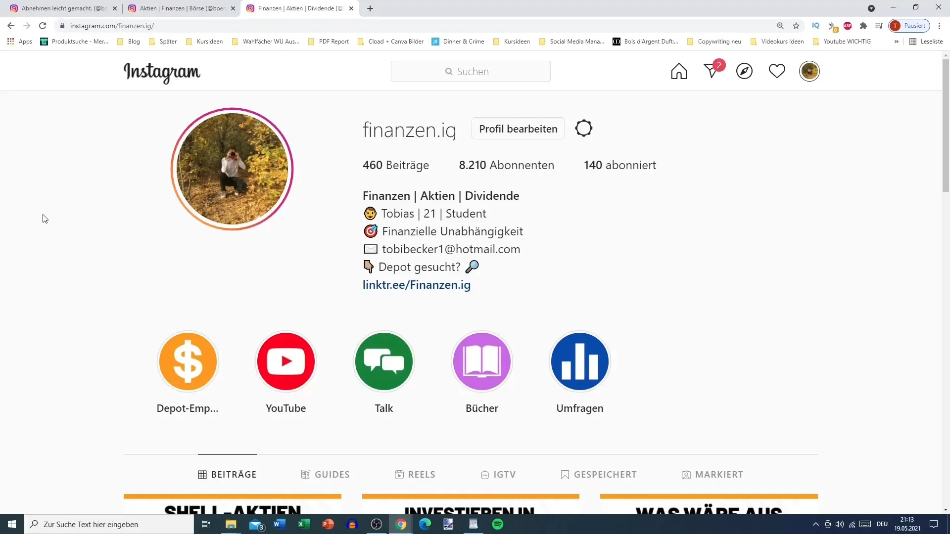 Optimierung des Call-to-Action in Instagram-Beschreibungen