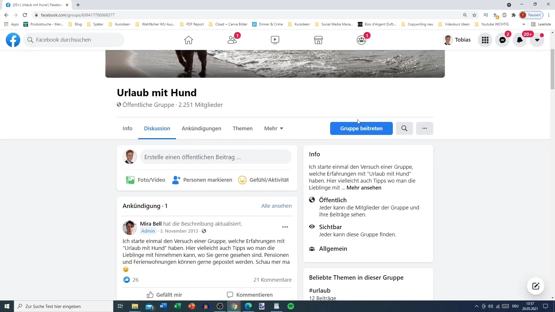 Instagram Reichweite steigern durch Facebook Gruppen