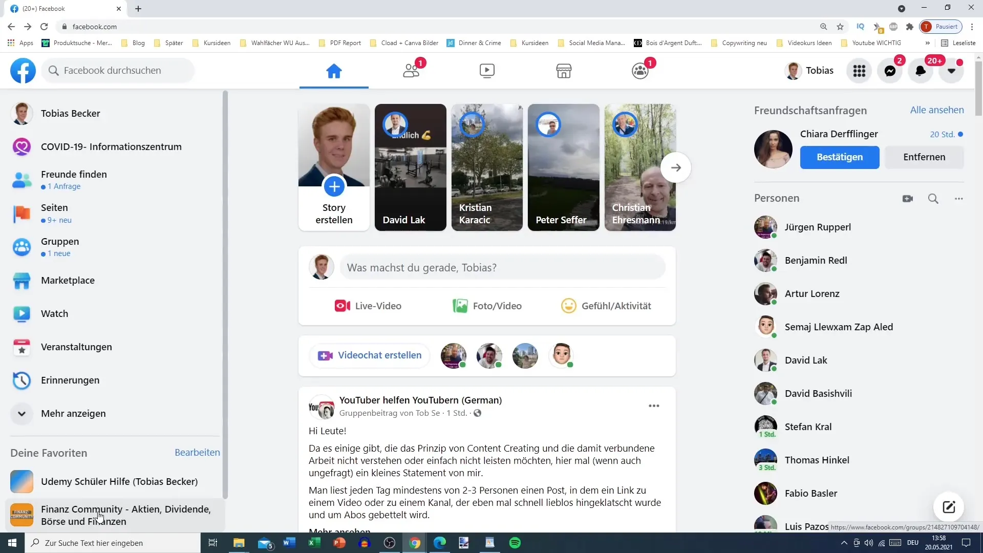 Instagram Reichweite steigern durch Facebook Gruppen