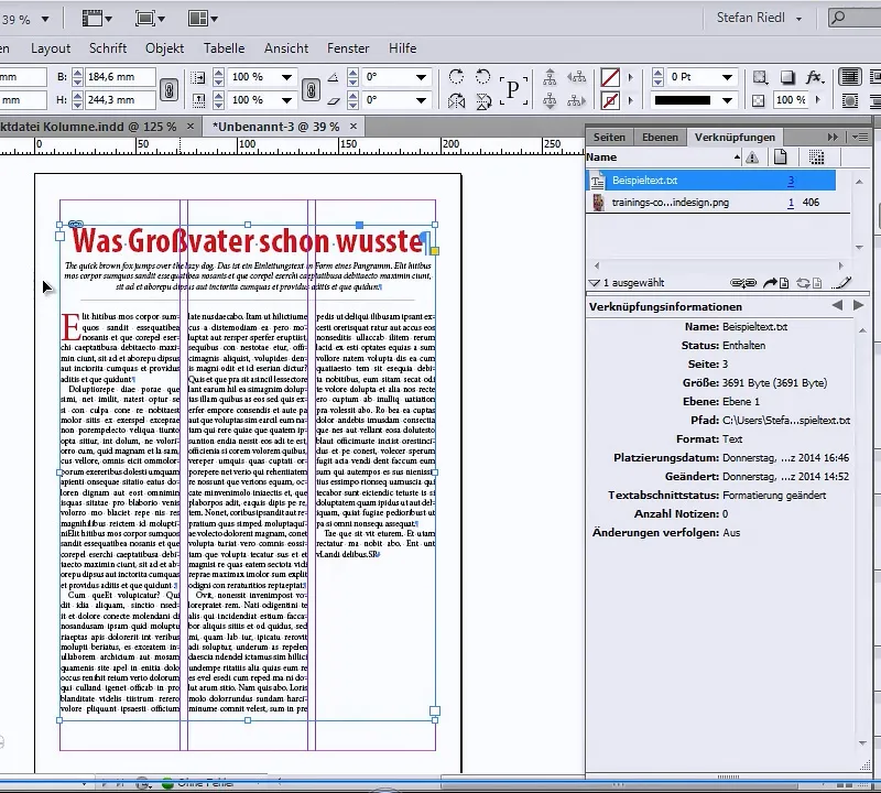 Formatear la columna con un solo clic