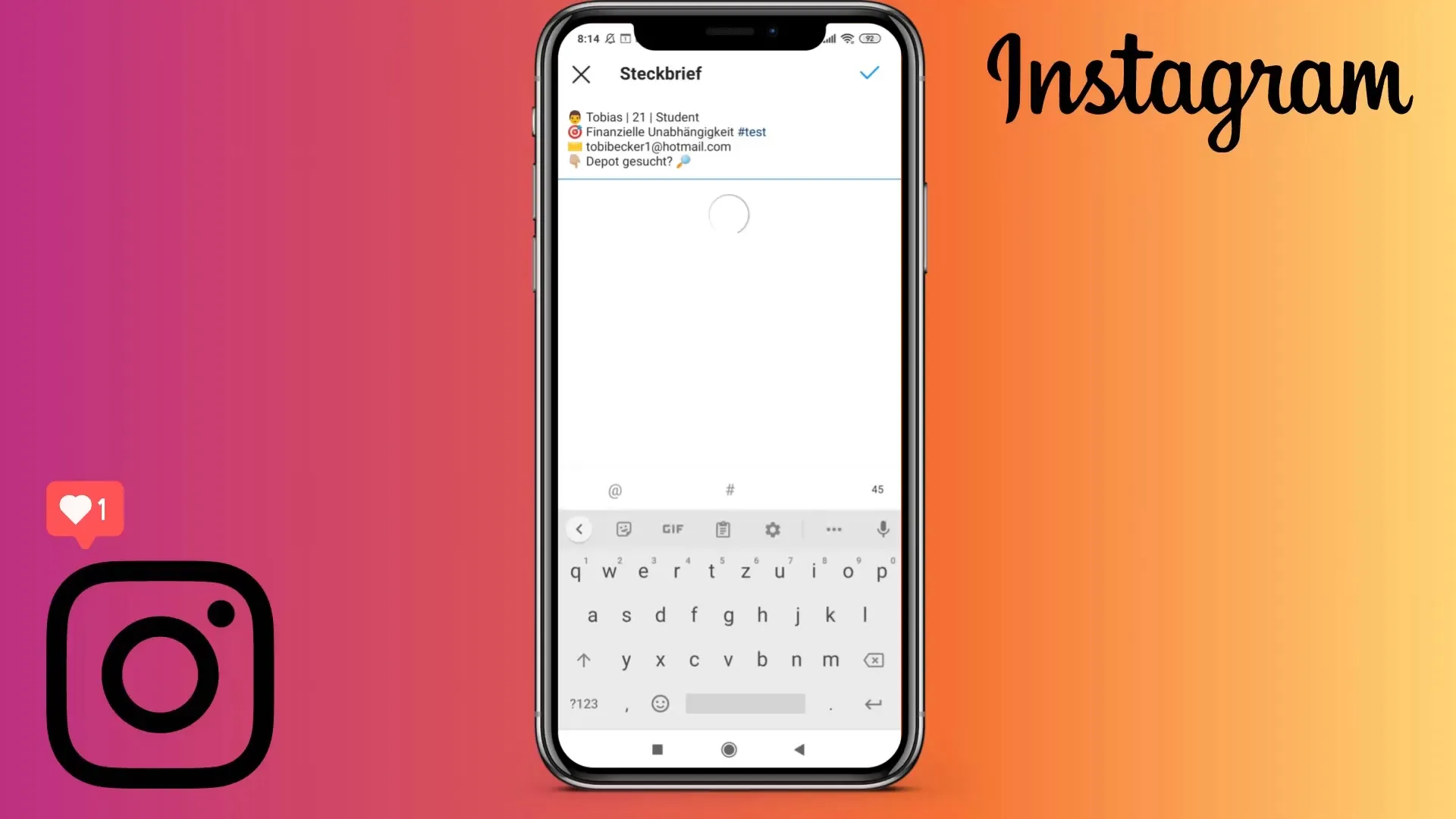 Use effective hashtags and keywords on Instagram