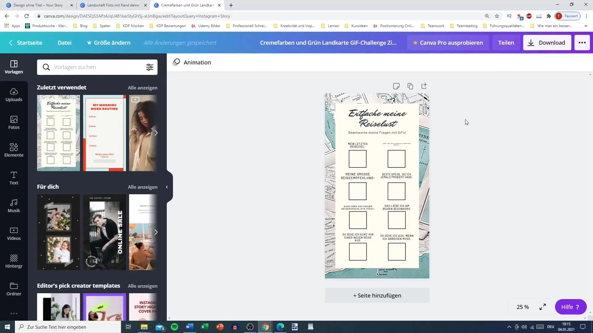 Create creative Instagram Stories with Canva