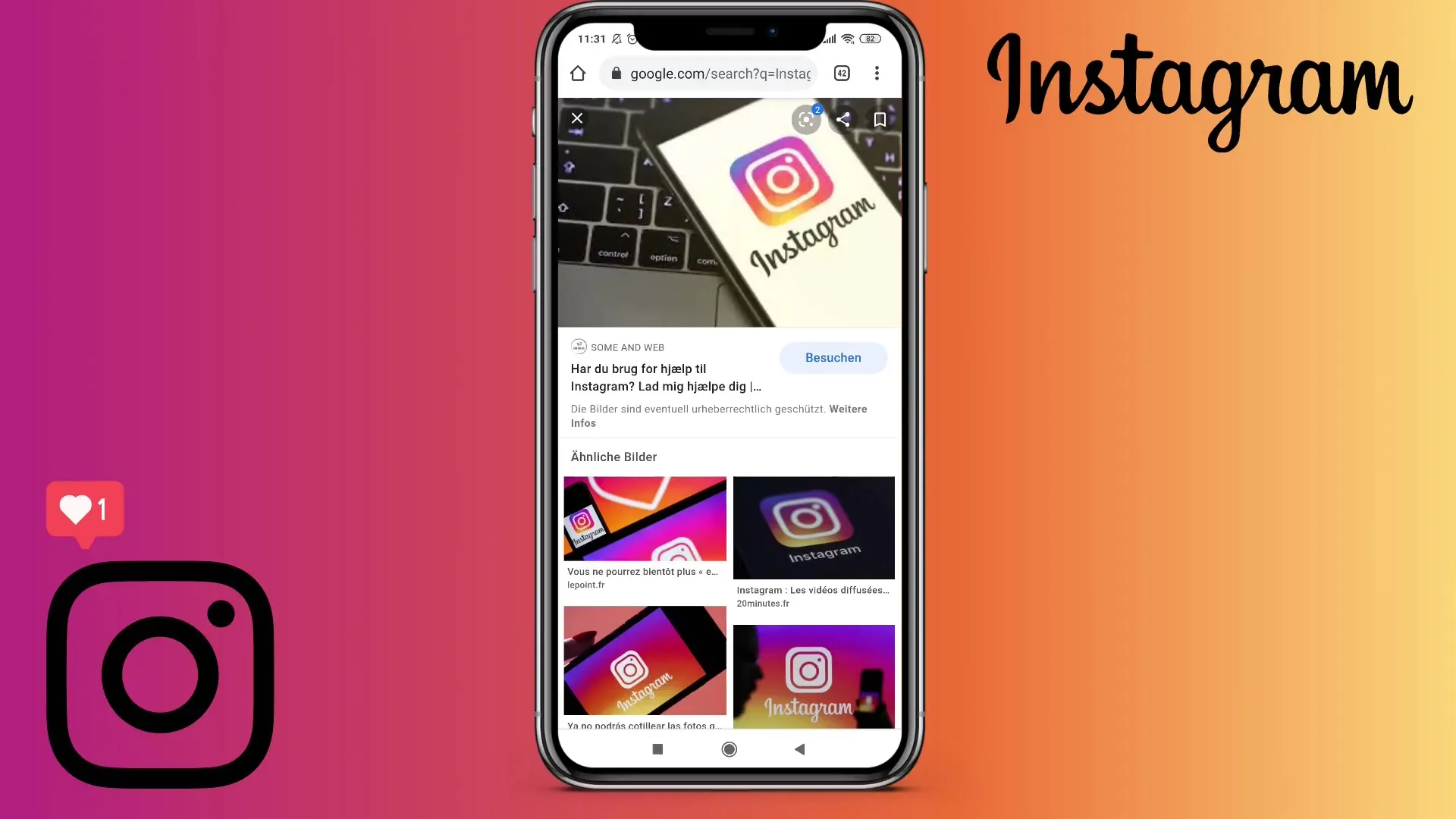 Creare storie creative su Instagram - immagine dentro l'immagine