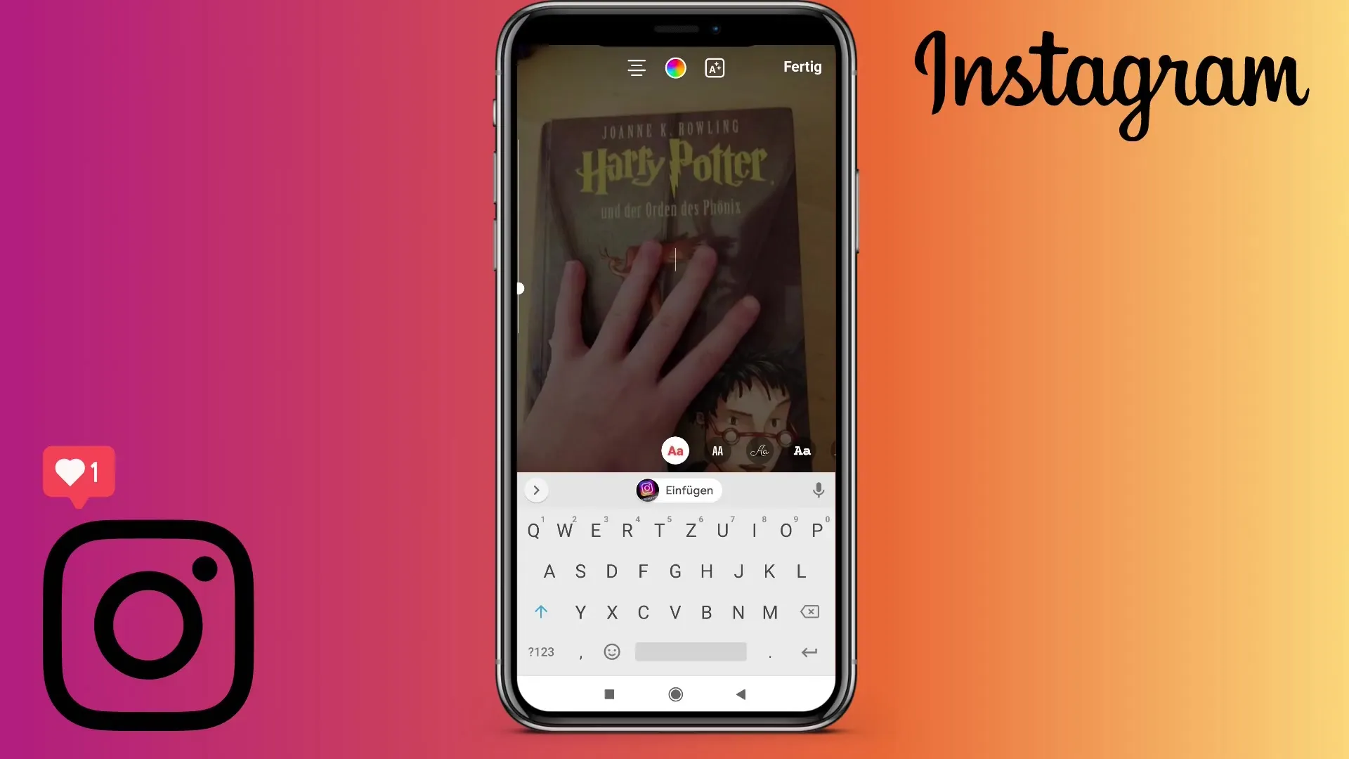 Creare storie creative su Instagram - Immagine in immagine