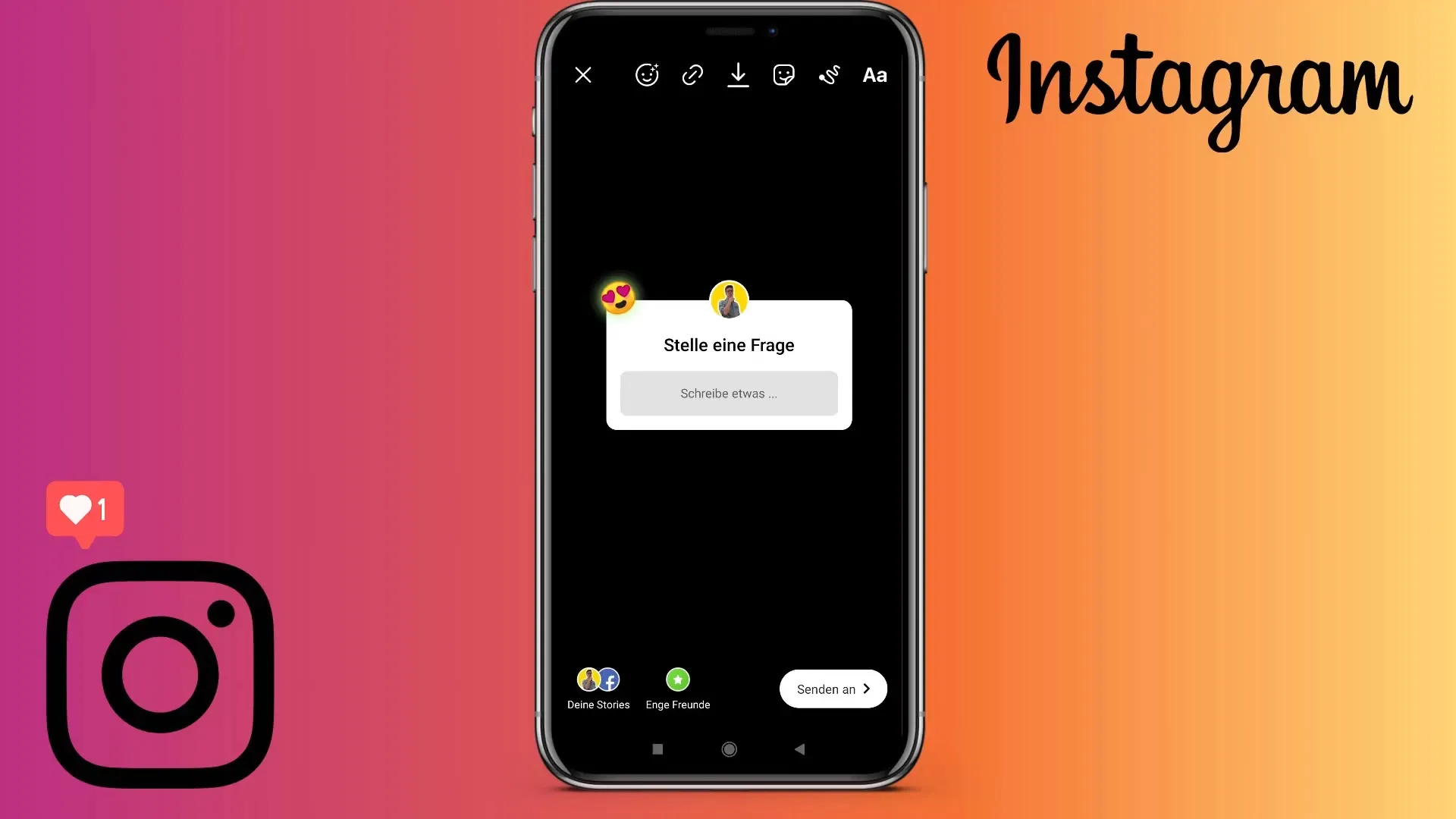 Émojis lumineux pour les Stories Instagram