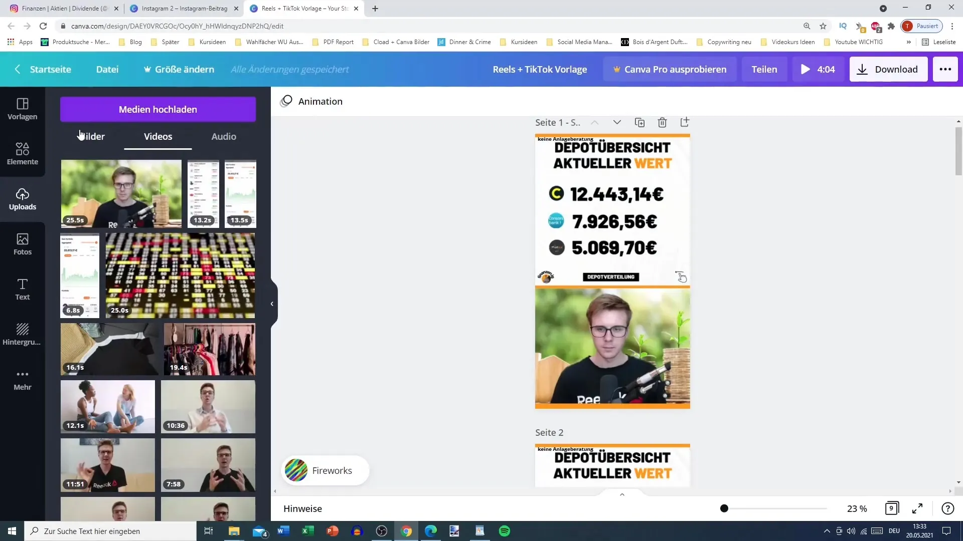 Création de stories avec Canva pour Instagram Créer des story reels avec Canva pour Instagram