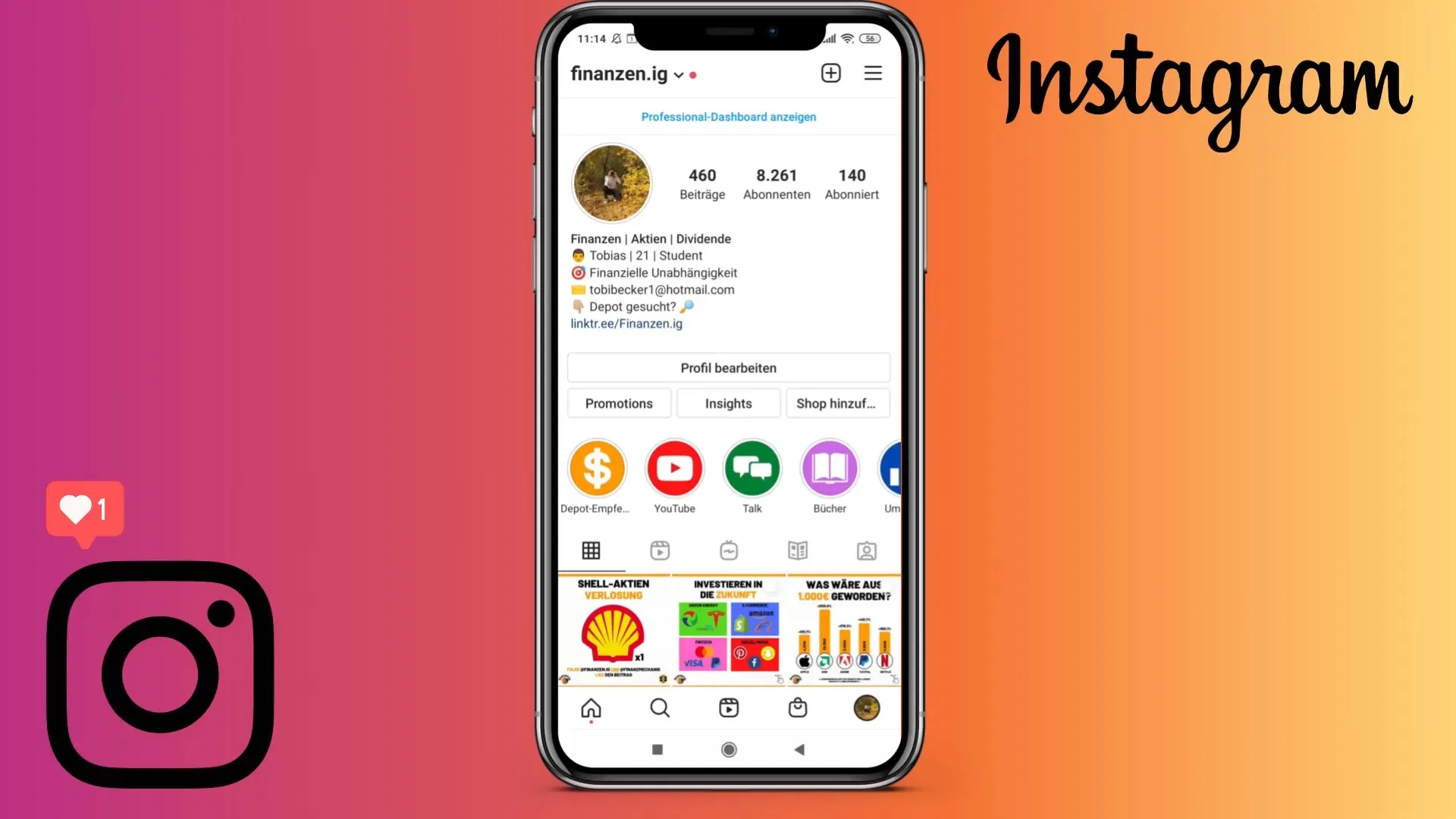Marketing pe Instagram: Atingerea eficientă a contactelor și analiza informațiilor