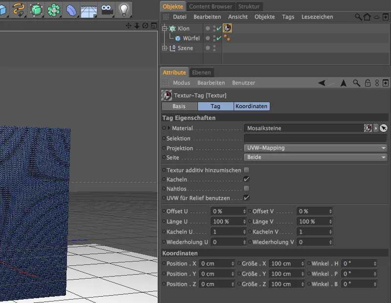 Neu in Release 13 - Bildmosaik mit dem Multi-Shader aus MoGraph