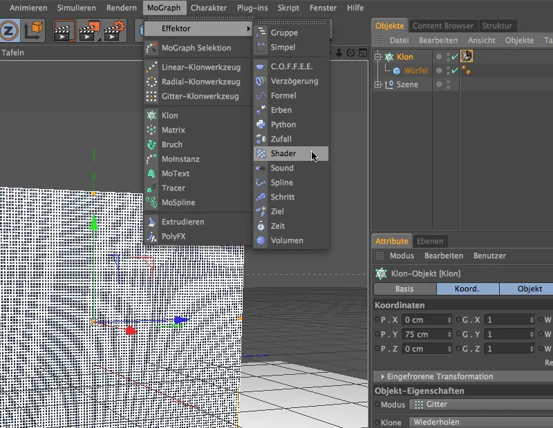 Neu in Release 13 - Bildmosaik mit dem Multi-Shader aus MoGraph