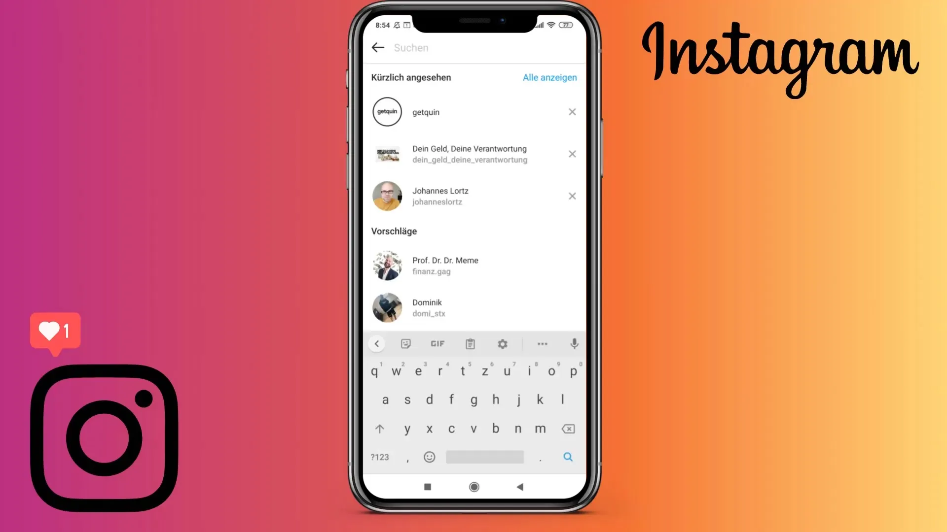 Effective use of the Instagram direct messaging feature