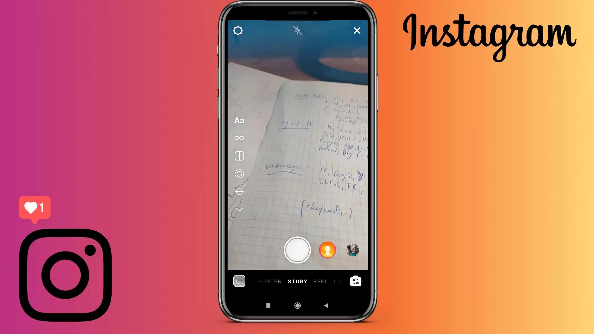 Historias de Instagram: usa el texto y los lápices de manera creativa
