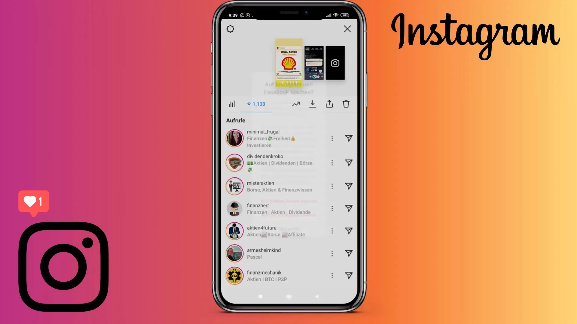 Analyzing and optimizing Instagram story statistics