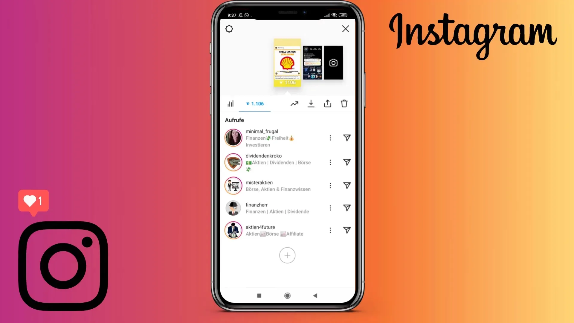 Analyzing and optimizing Instagram story statistics