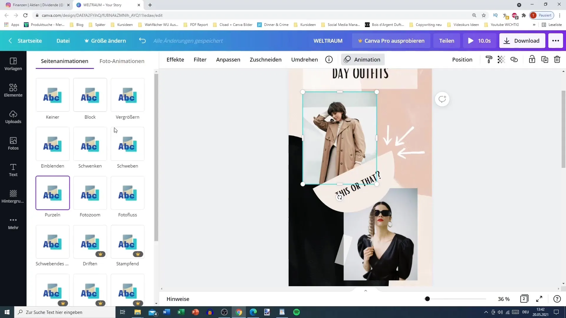 Maak een snackbar voor creatieve Reels met Canva