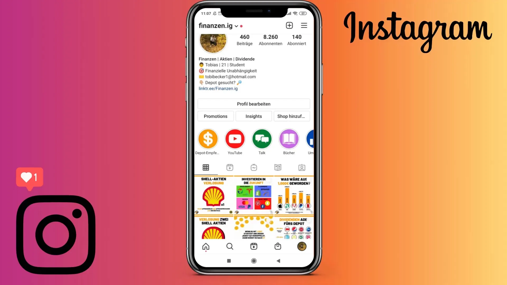 Instagrami postituste üksikasjade optimaalne kasutamine