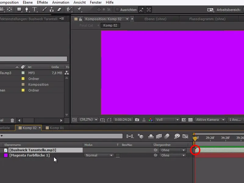 Trucos y consejos para la animación en After Effects: Audio en las subcomposiciones
