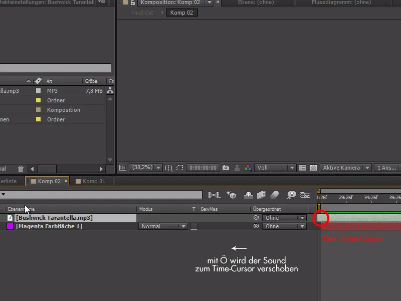 Trucos y consejos para la animación en After Effects: Audio en las subcomposiciones