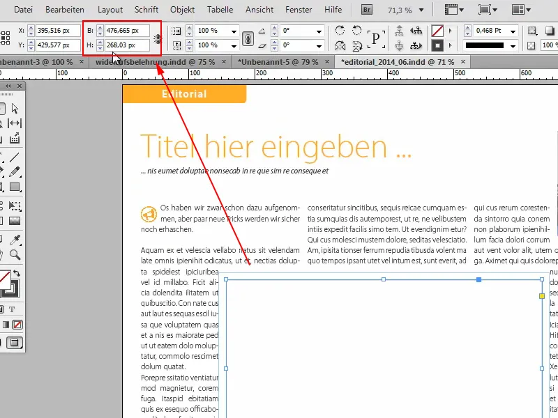 Tipps &amp; Tricks zu Adobe InDesign: Bild-Platzhalter für jede erdenkliche Auflösung finden