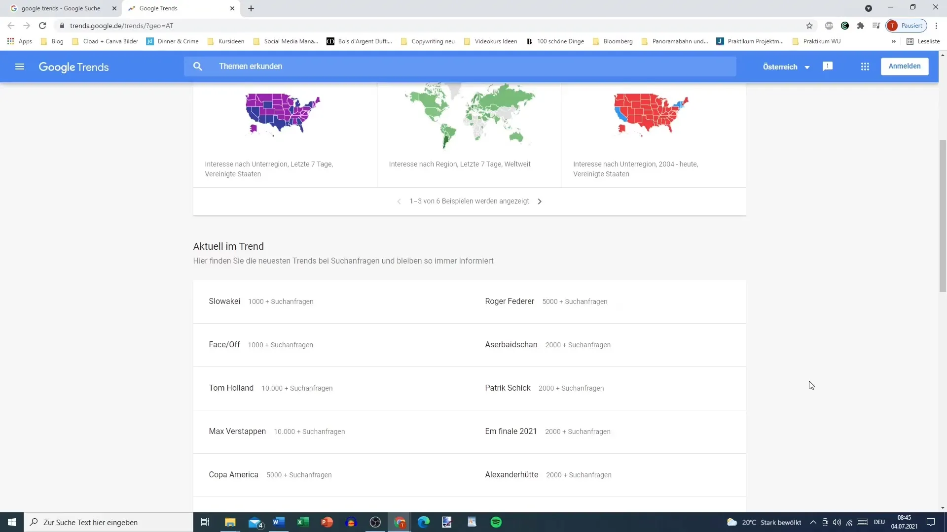 Analiza rynku w programach partnerskich przy użyciu Google Trends