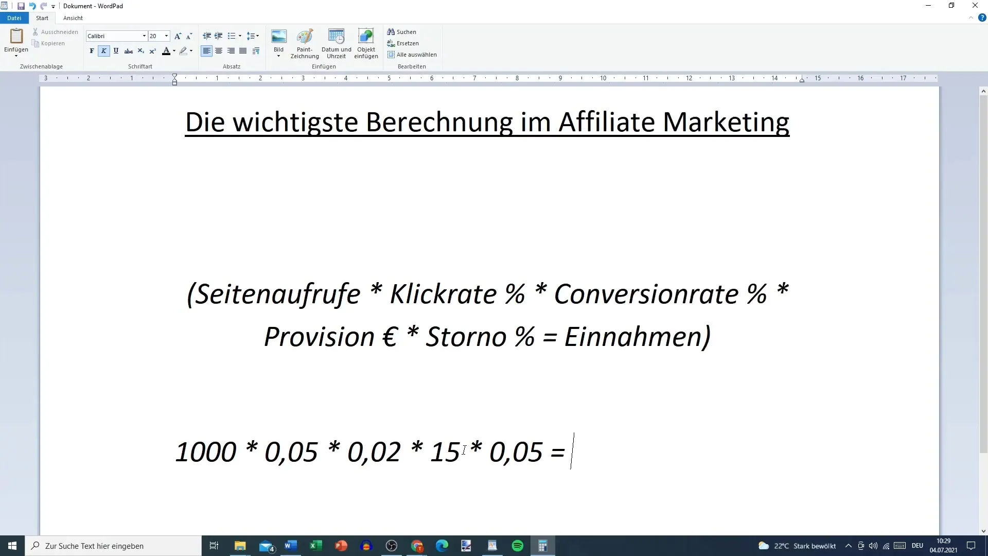 Marketing partnerski: Istota obliczania dochodów