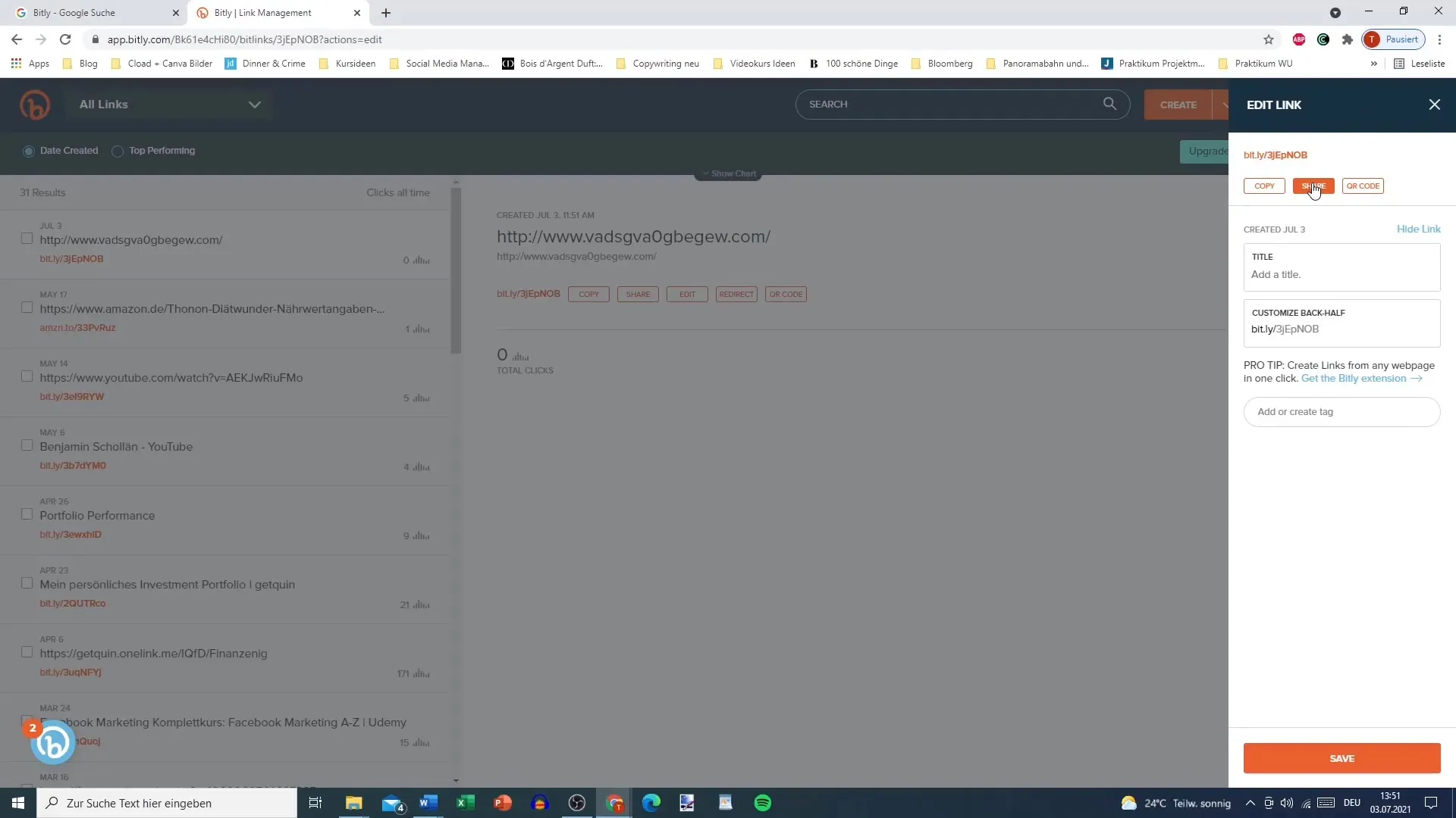 Mierzenie linków partnerskich za pomocą Bitly dla optymalnych rezultatów