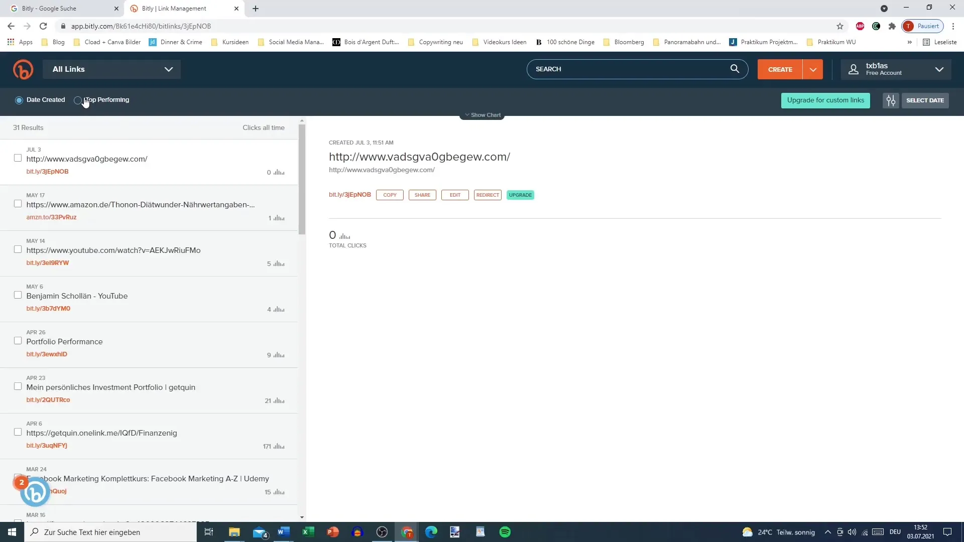 Mierzenie linków partnerskich za pomocą Bitly dla optymalnego sukcesu