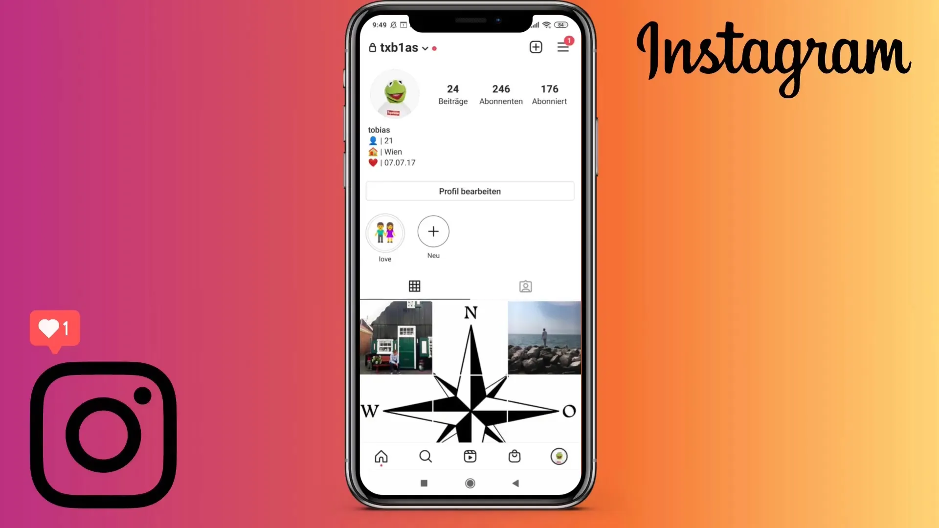 Μετατροπή προφίλ Instagram σε επαγγελματικό προφίλ