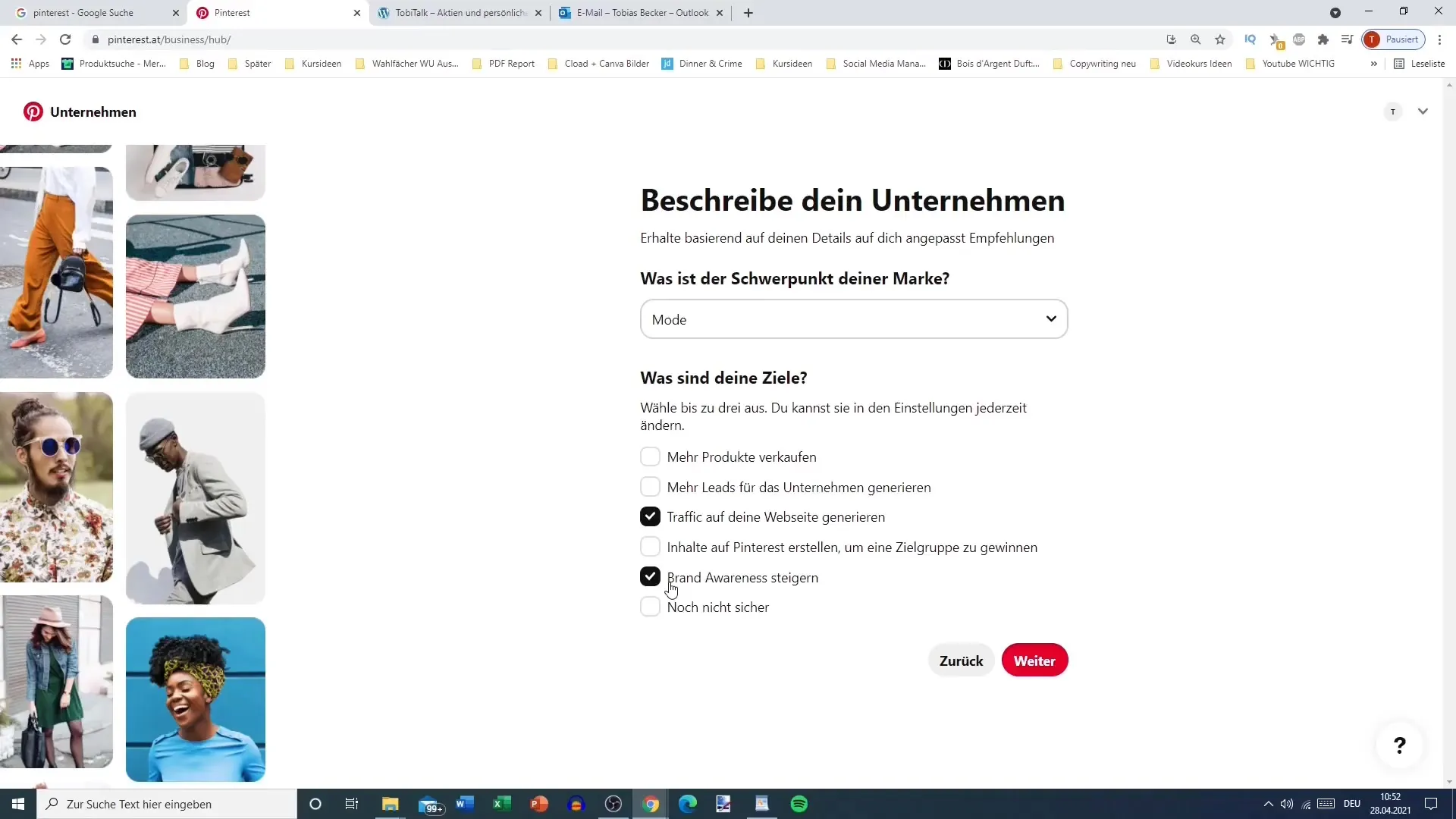Utwórz konto biznesowe na platformie Pinterest dla skutecznego marketingu
