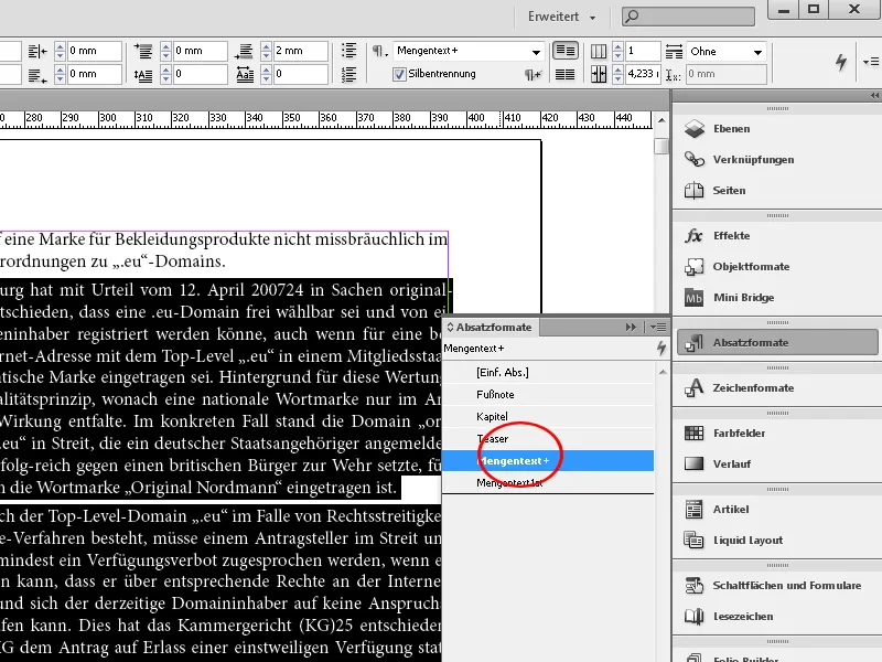 Tekstų fiksavimas programoje "InDesign Tekstų fiksavimas programoje "InDesign