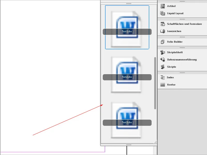 Καταγραφή κειμένων στο InDesign