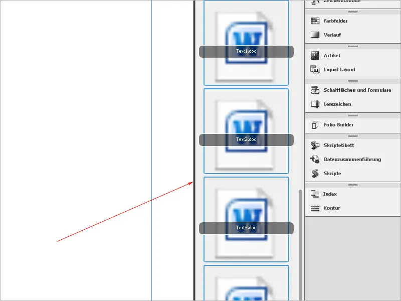 Καταγραφή κειμένων στο InDesign