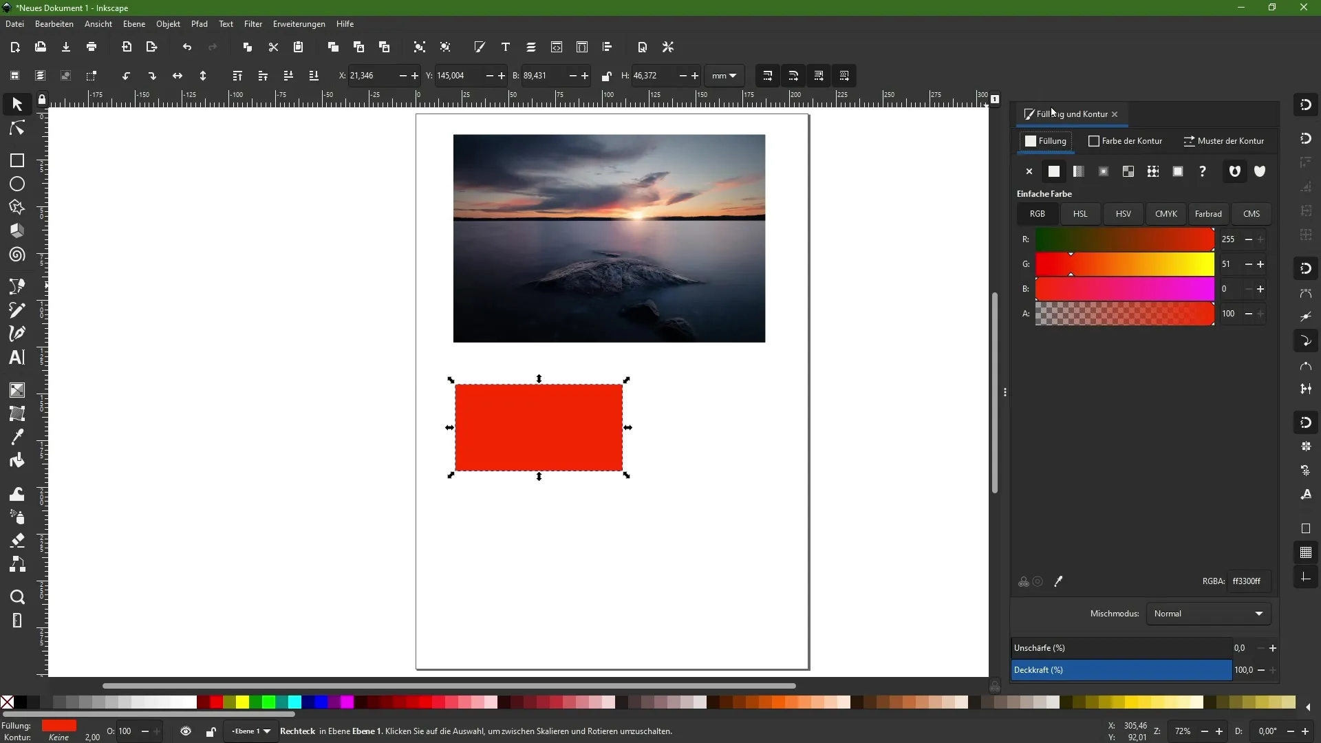 Χρωματικός σχεδιασμός στο Inkscape: Χρήση χρωμάτων και χρωματικών πεδίων