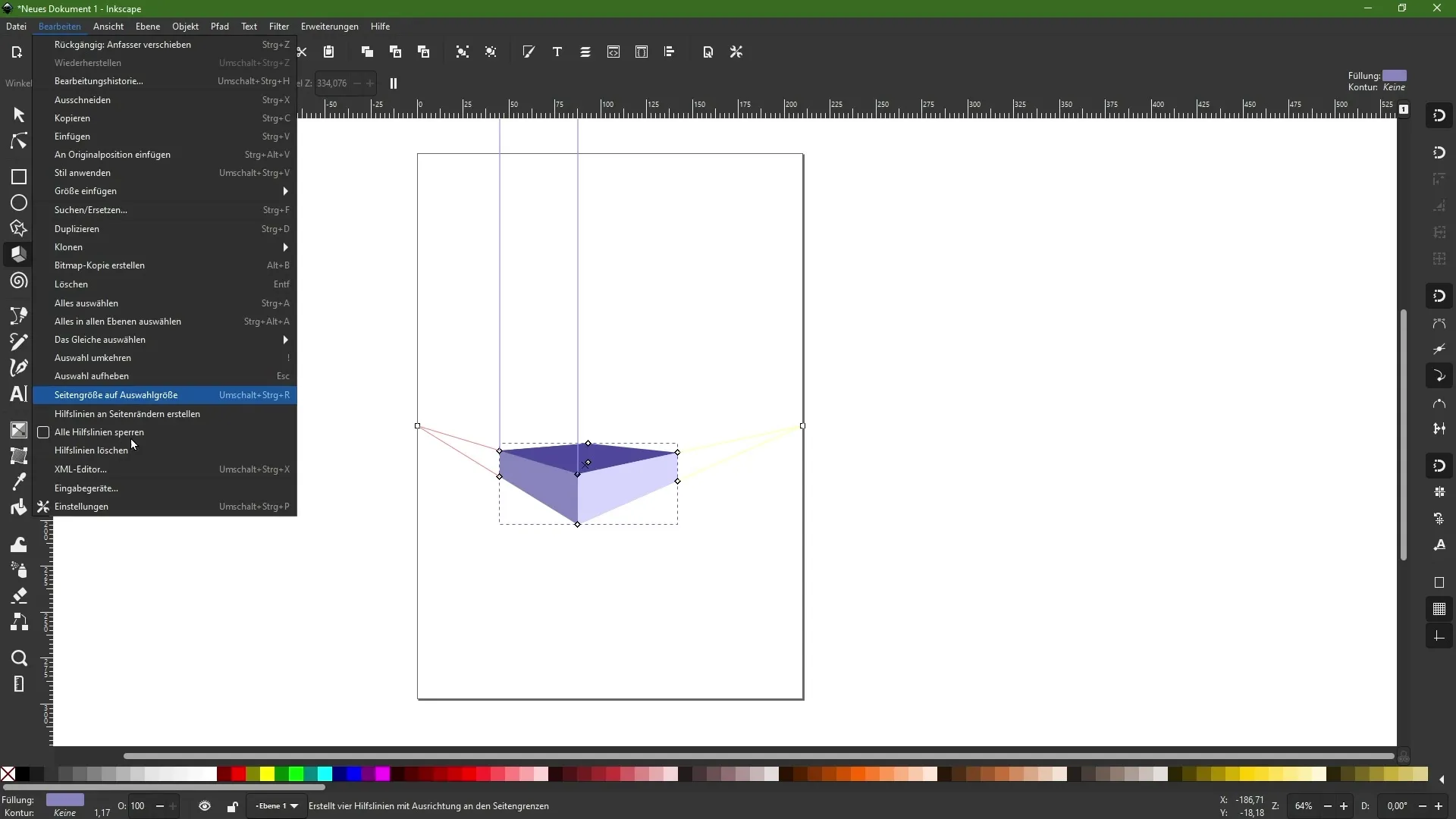 Αποτελεσματική χρήση του εργαλείου 3D box στο Inkscape