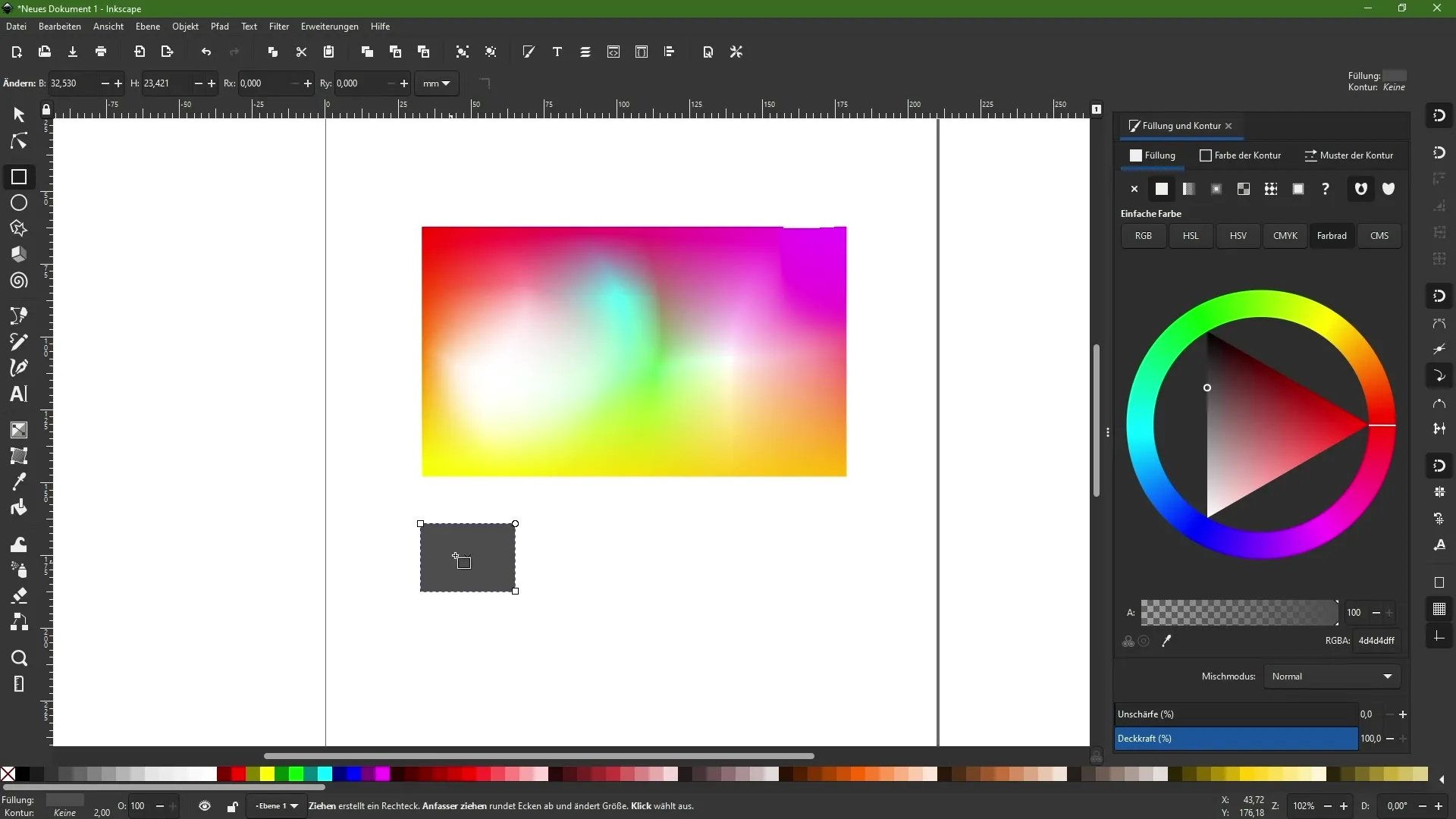 Αποτελεσματική χρήση του εργαλείου eyedropper στο Inkscape