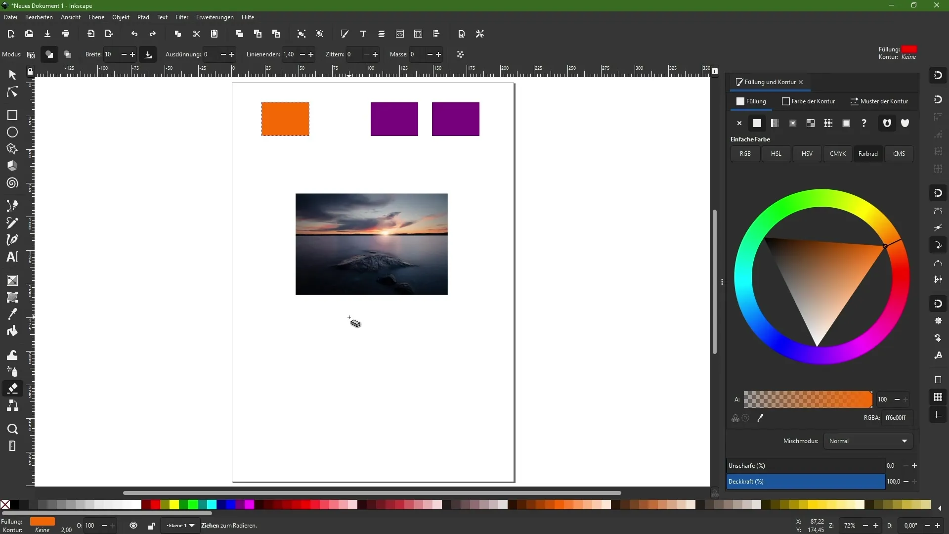 Εργαλείο γόμας στο Inkscape - βελτιστοποιήστε τα σχέδιά σας