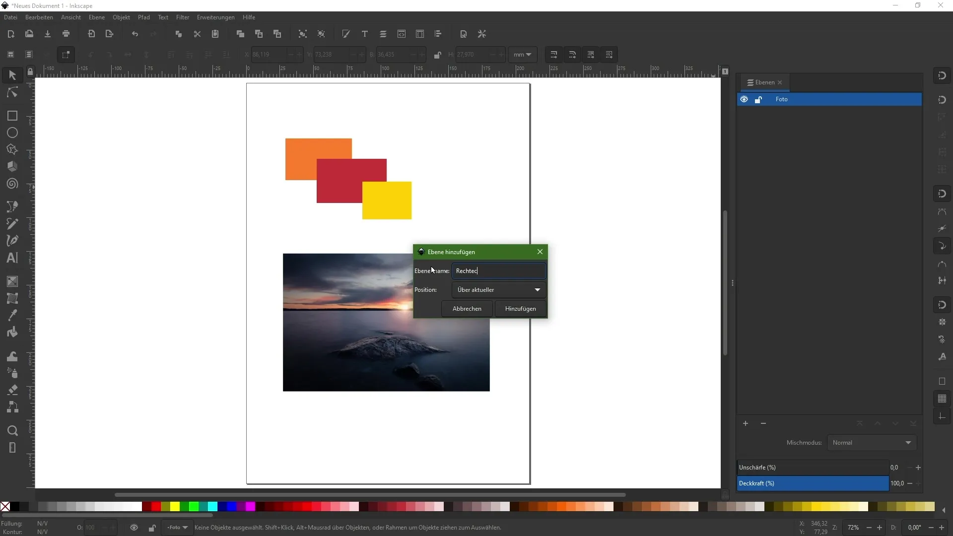 Inkscape: Εργαστείτε αποτελεσματικά με στρώματα και χρησιμοποιήστε δημιουργικές λειτουργίες ανάμειξης