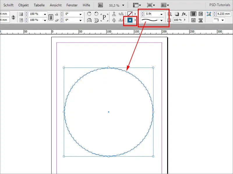 Sfaturi și trucuri pentru Adobe InDesign: păstrarea grosimii conturului chiar și în cazul formelor ondulate