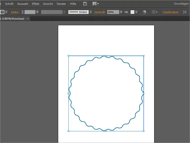 Sfaturi și trucuri pentru Adobe InDesign: Păstrarea grosimii conturului și în cazul unei forme ondulate