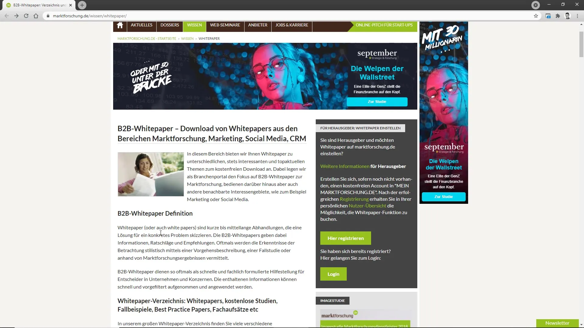 Target audience determination with Buying Persona - Research tool