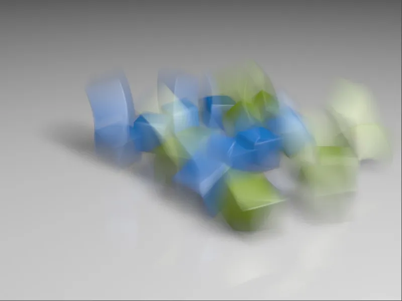 Nieuw in Release 13 - Bewegingsonscherpte met de fysische renderer.