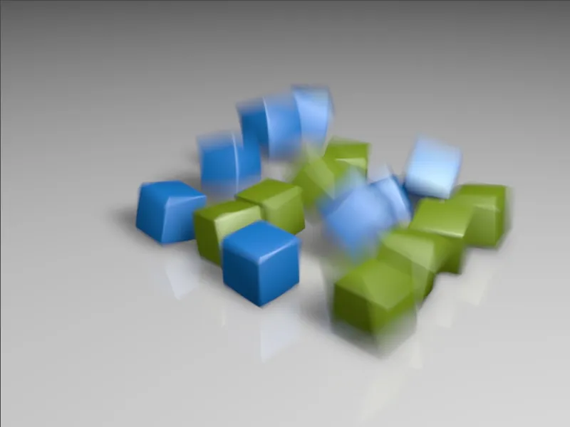 Nieuw in Release 13 - Bewegingsonscherpte met de fysieke renderer.