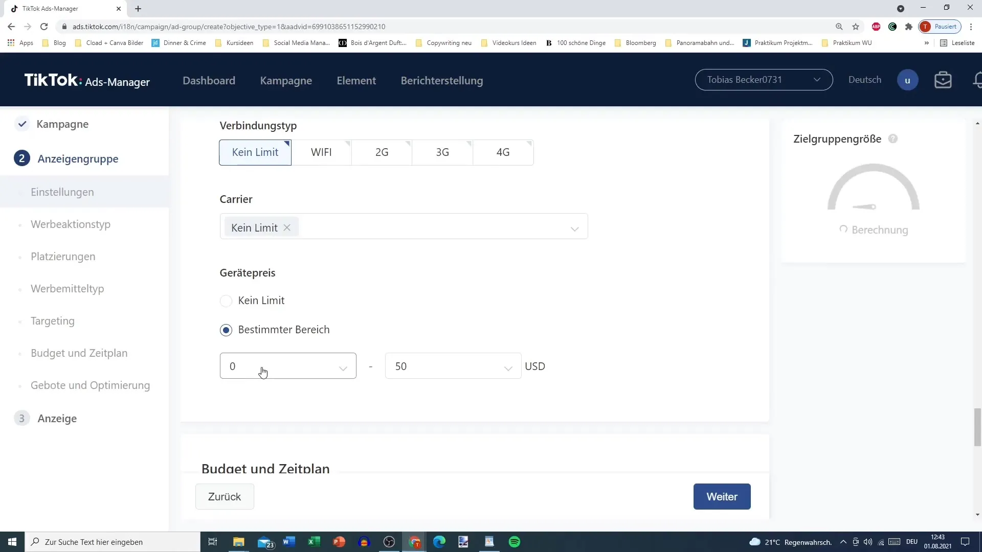 Efektívne cielenie pre TikTok reklamy v manažéri reklám