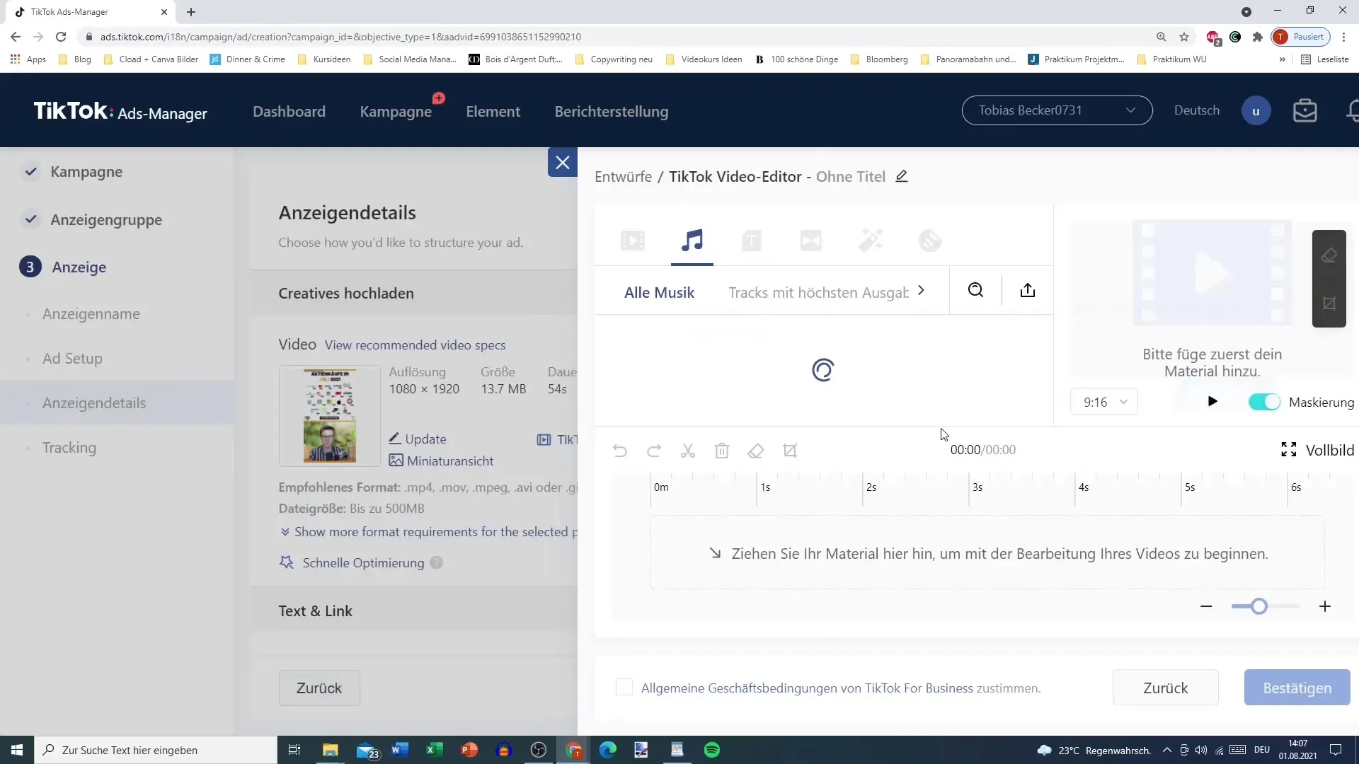 Vytvorenie reklamy na TikToku – krok za krokom
