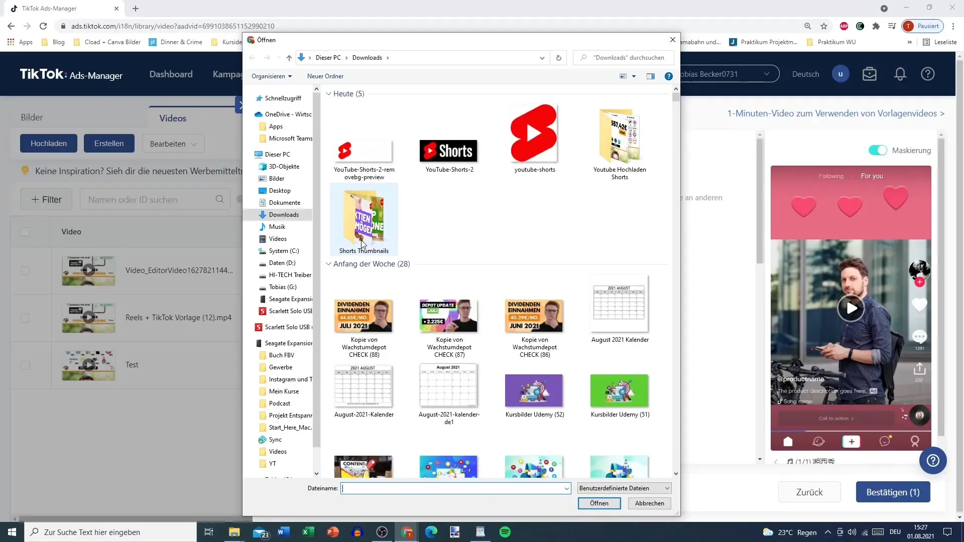Videošablóny pre reklamu na TikToku ľahko vytvorené