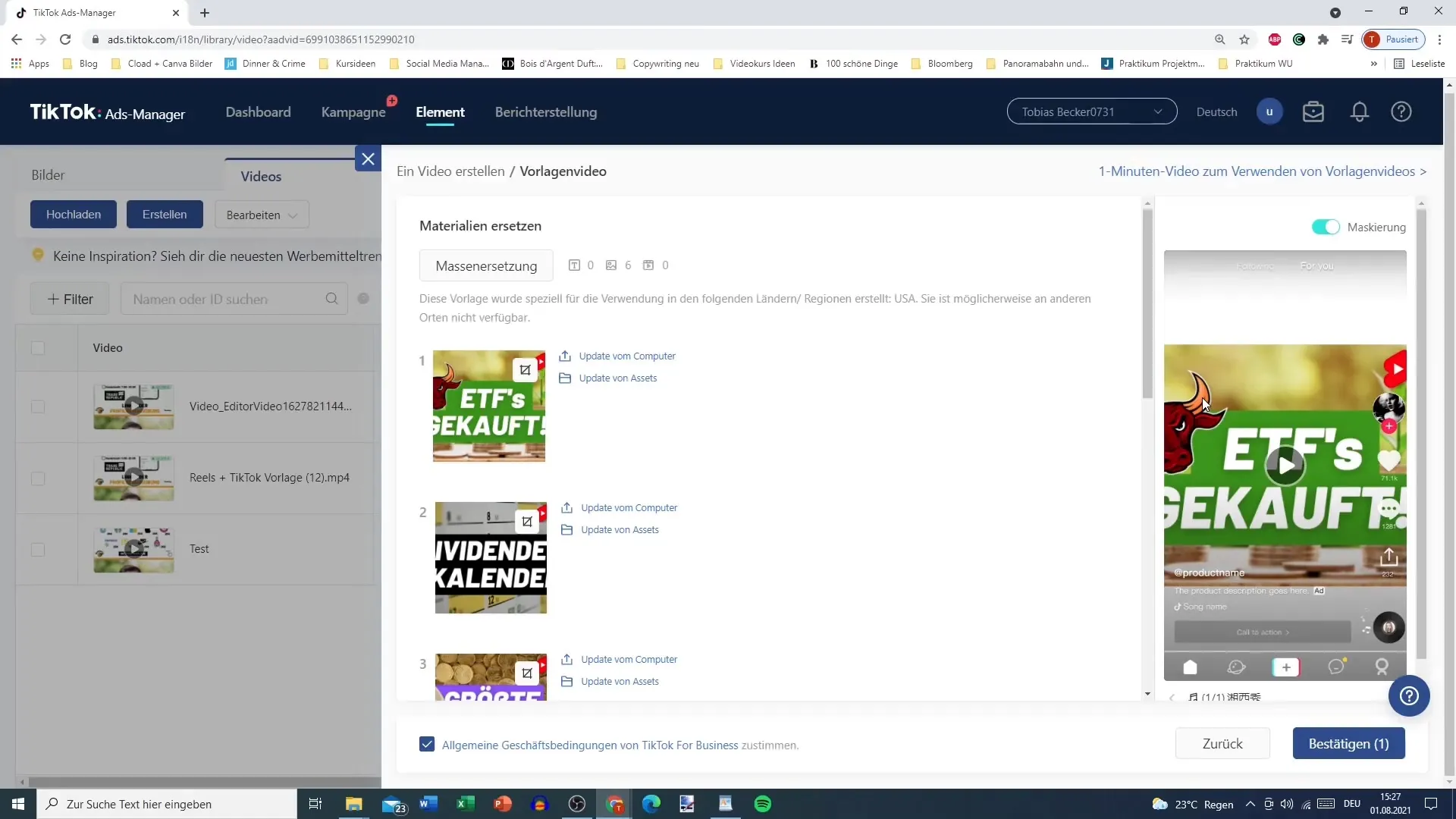 Videošablóny pre TikTok reklamu ľahko vytvorené